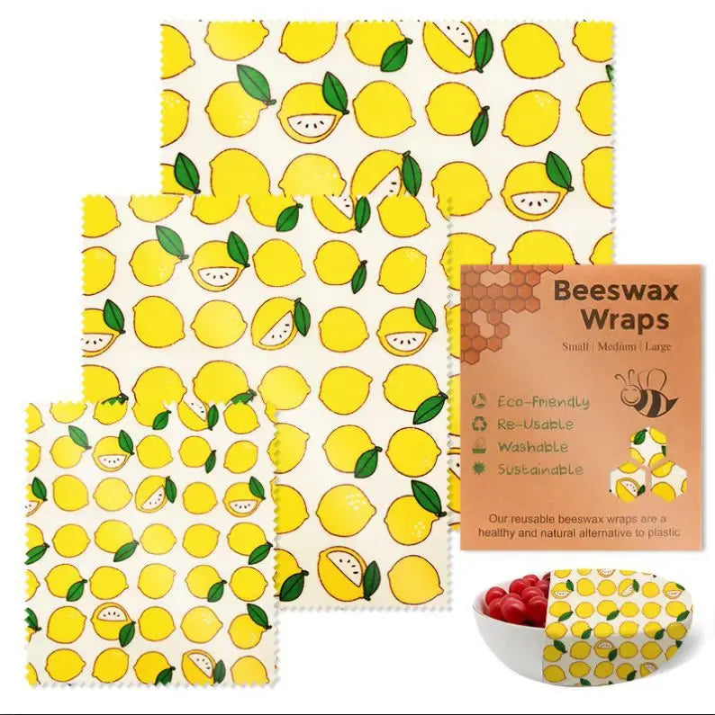 Reusable Beeswax Food Wraps - A natural alternative to Plastic