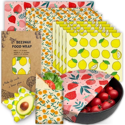 Reusable Beeswax Food Wraps - A natural alternative to Plastic