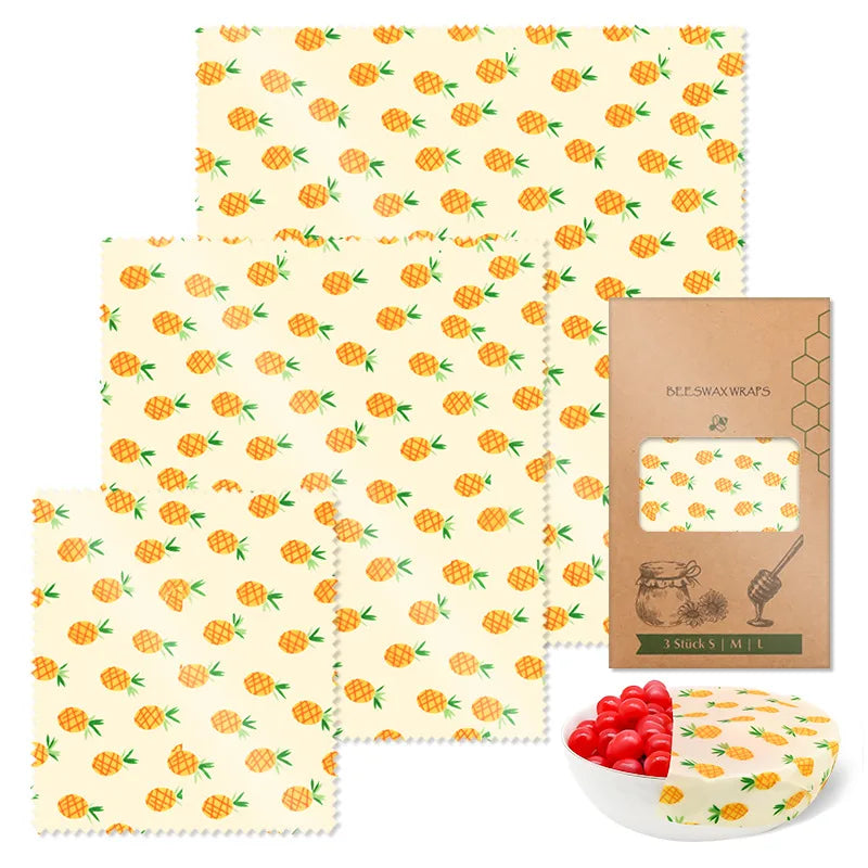 Reusable Beeswax Food Wraps - A natural alternative to Plastic