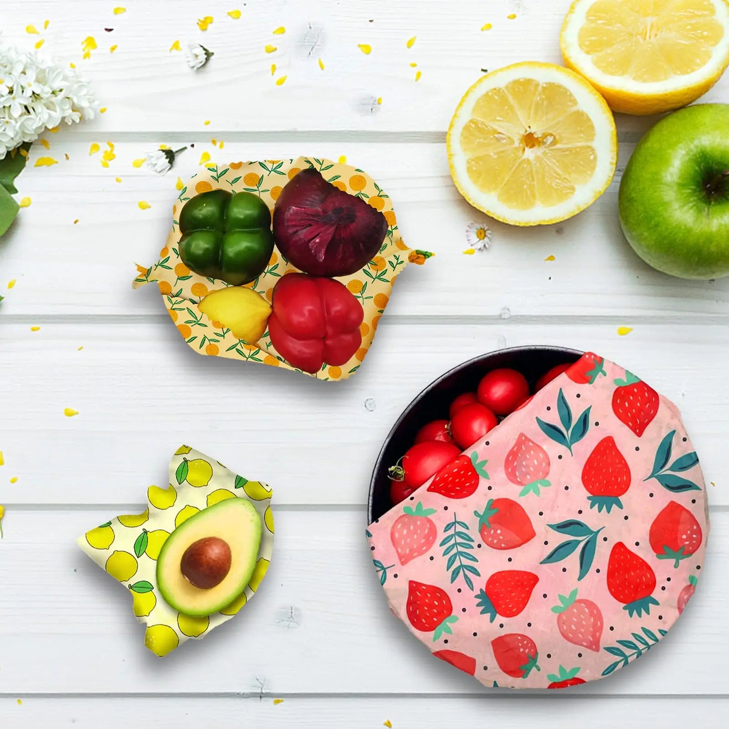 Reusable Beeswax Food Wraps - A natural alternative to Plastic