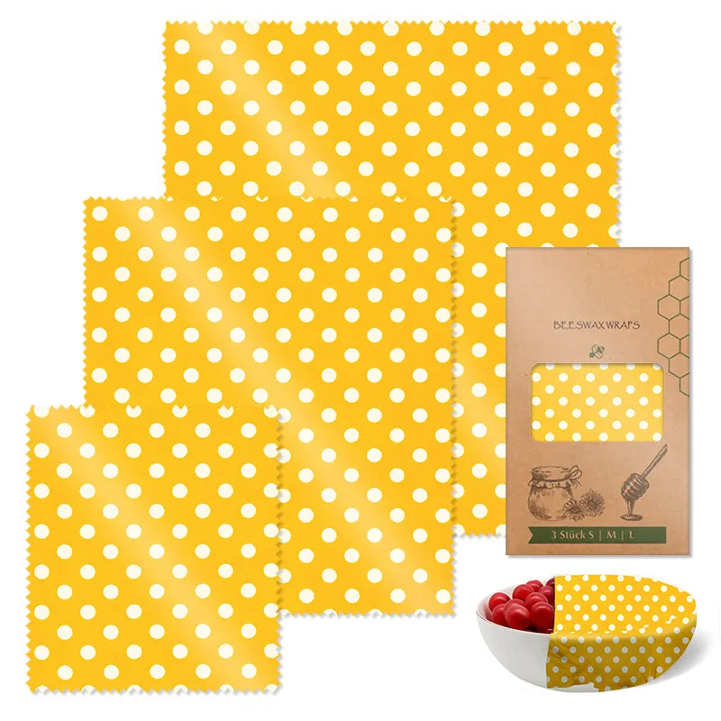 Reusable Beeswax Food Wraps - A natural alternative to Plastic